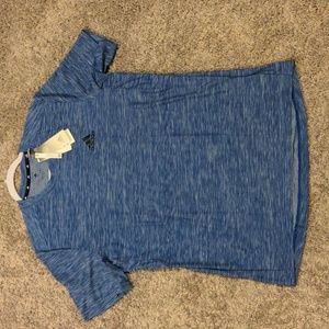 NWT Adidas Aeroready Dri Fit Sport Stretch Tee Men's M Team Royal Blue